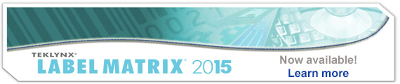 LABEL MATRIX 2015 has been released, print barcode label